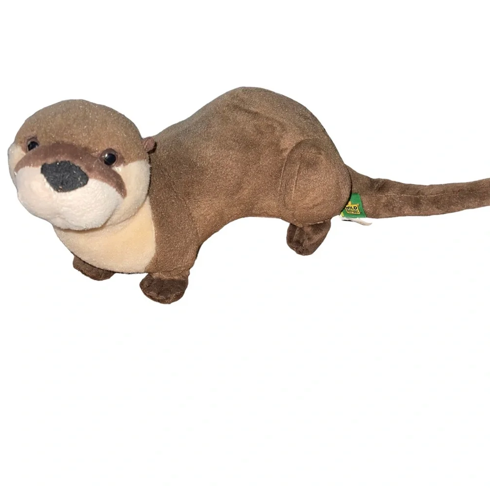 Wild Republic 15" Sea River Otter Plush Zoo Stuffed Animal Kids Toy Pet Creature - Picture 1 of 6